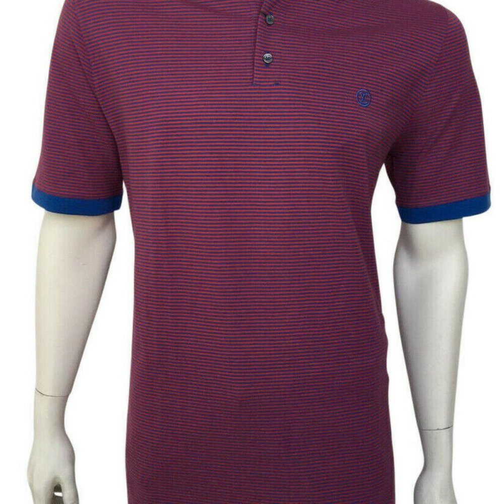 New Authentic Louis Vuitton Fil a Fil Striped Polo